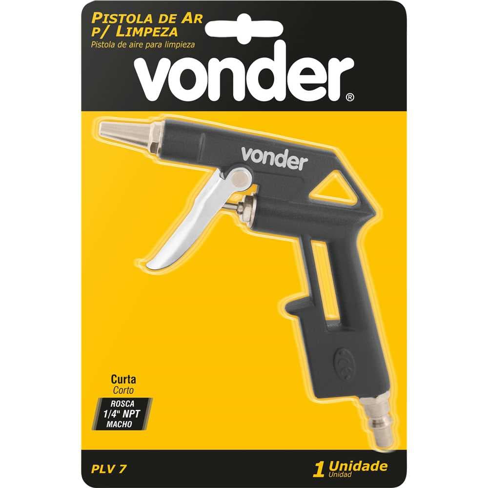 Pistola De Ar Para Limpeza, Curta, Plv 7, Vonder, foto 2