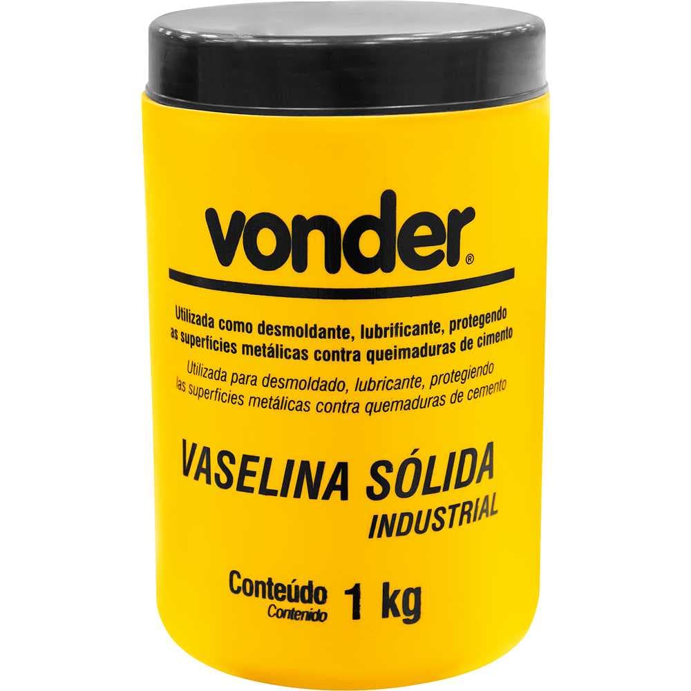 Vaselina Sólida Industrial, 1 Kg, Vonder