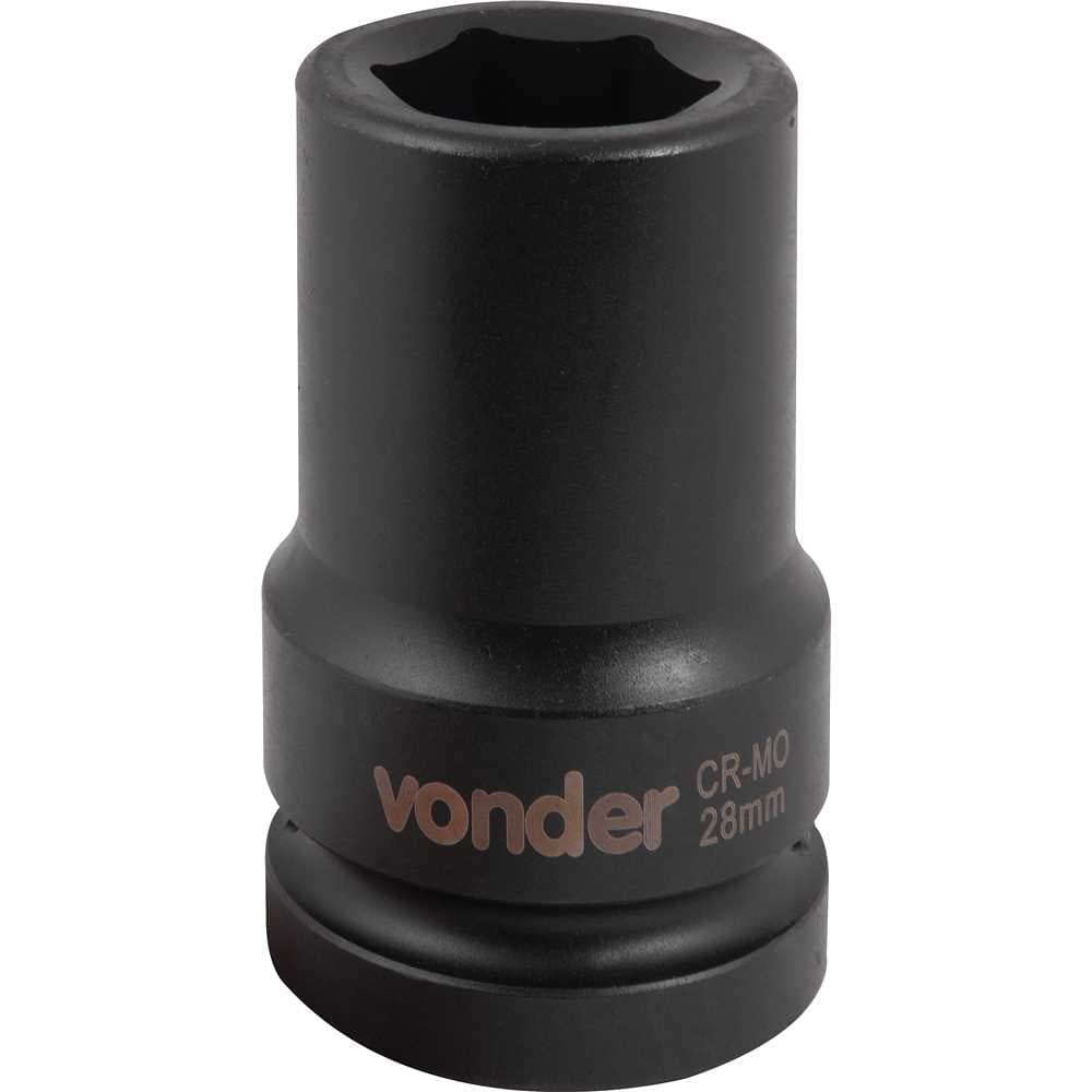 Soquete Sextavado Longo De Impacto, 28 Mm, Encaixe De 1", Vonder, foto 4