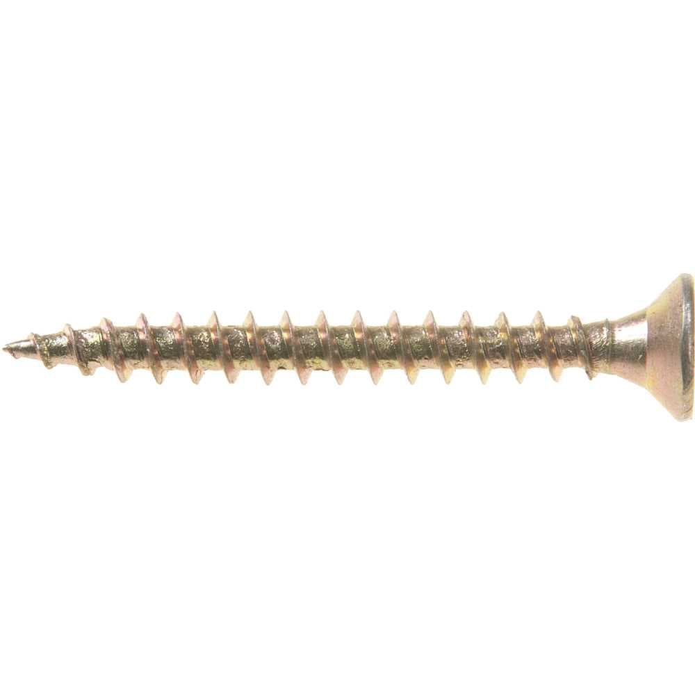 Parafuso madeira chipboard, cabeça chata, fenda cruzada/pozidrive, 4,0 mm x 35,0 mm, VONDER