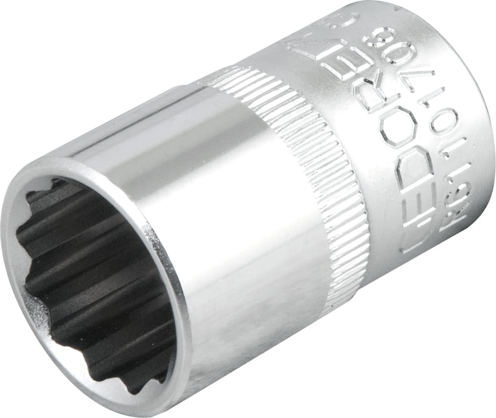 Soquete Estriado Com Encaixe De 1/2", 17 Mm, Gedore Red, foto 2