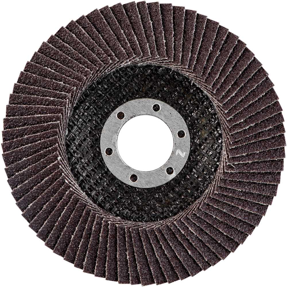 Flap-disc, disco de desbaste/acabamento, 4.1/2" - 115 mm, cônico, grão 80, NOVE54, foto 2