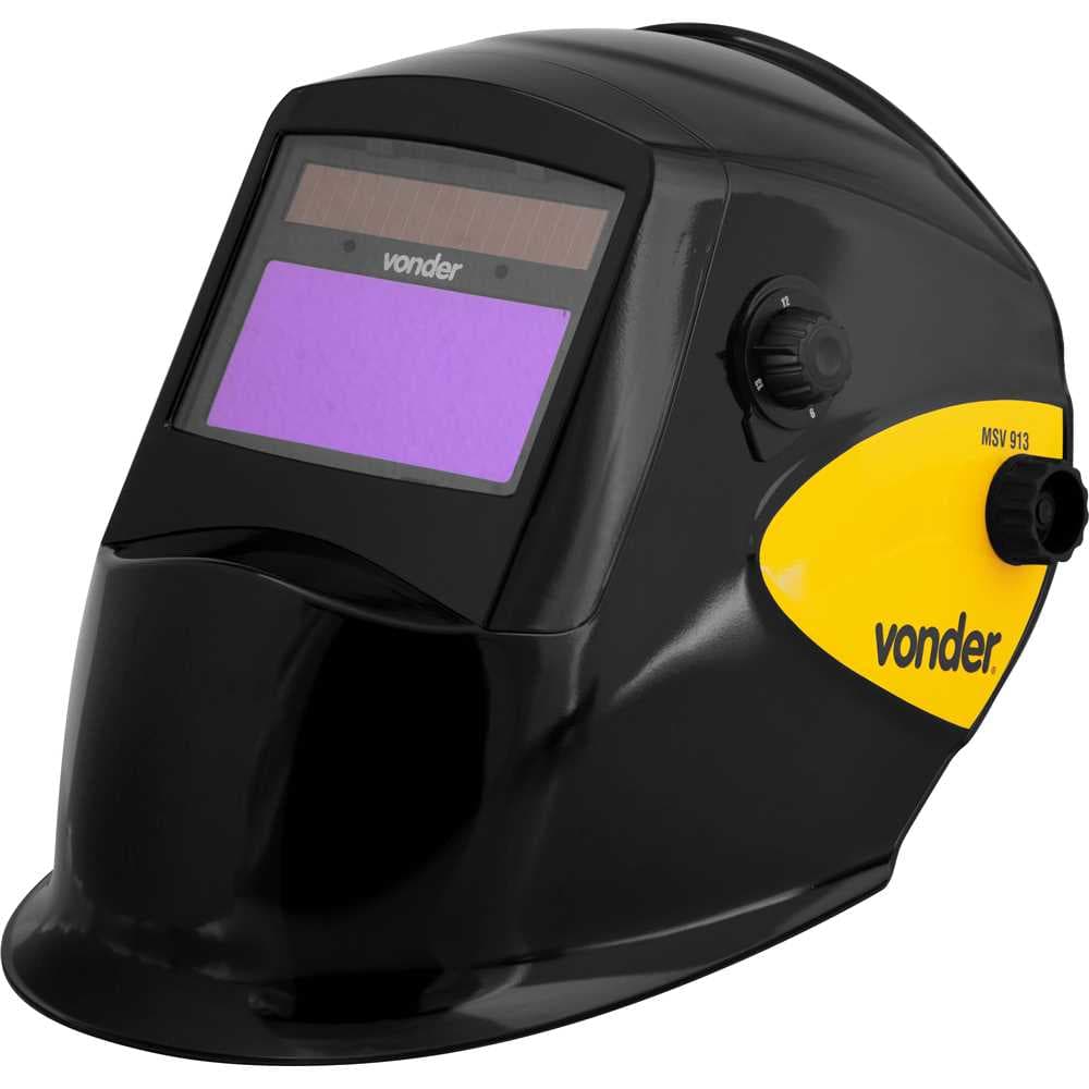 Máscara Para Solda, Com Escurecimento Automático, Tonalidade 9 A 13, Msv 913, Vonder, foto 1 de 4