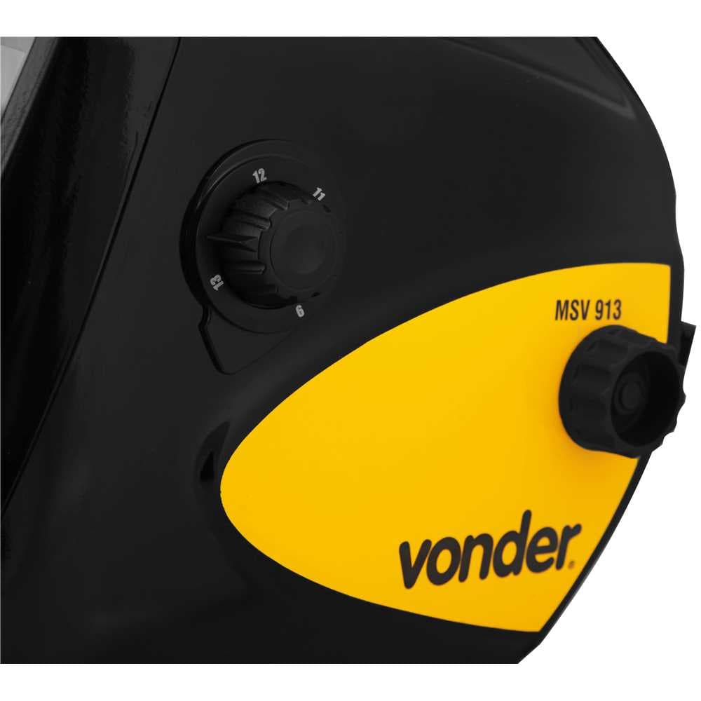 Máscara Para Solda, Com Escurecimento Automático, Tonalidade 9 A 13, Msv 913, Vonder, foto 4