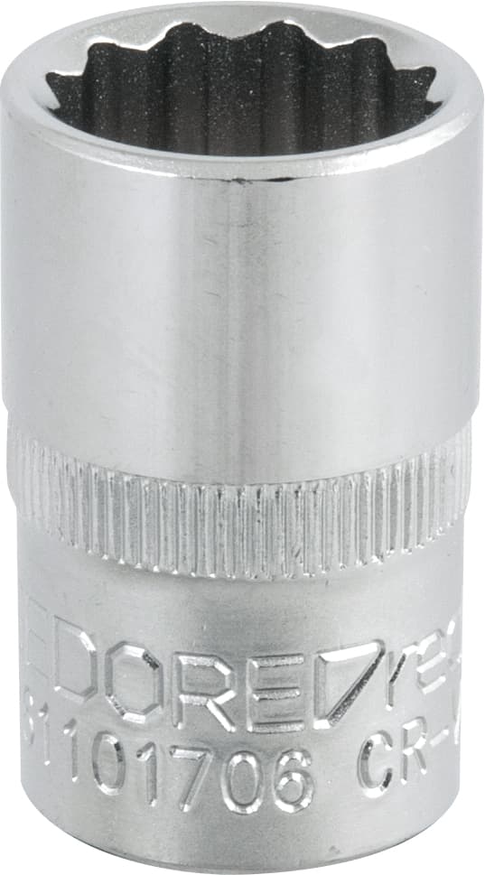 Soquete Estriado Com Encaixe De 1/2", 17 Mm, Gedore Red, foto 1 de 2