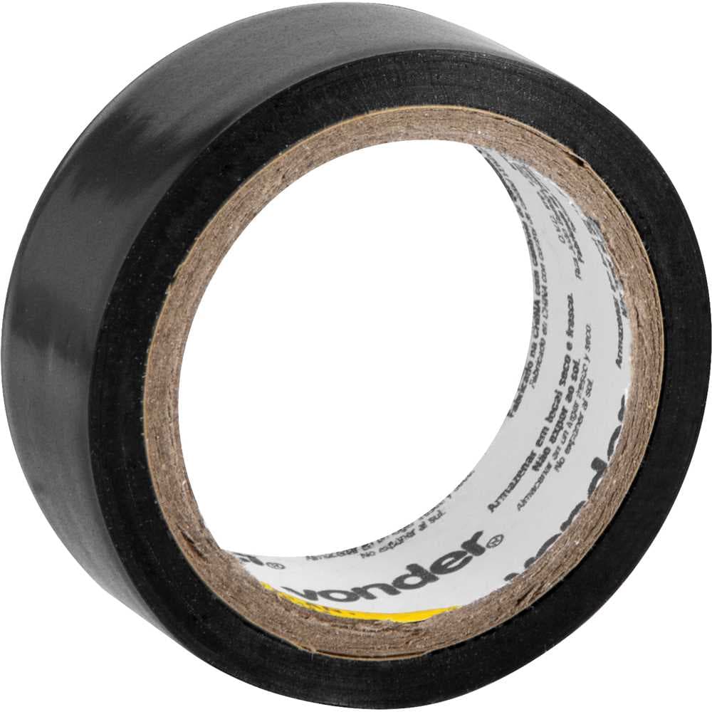 Fita isolante, 19,0 mm x 5 m, preta, VONDER, foto 1 de 4