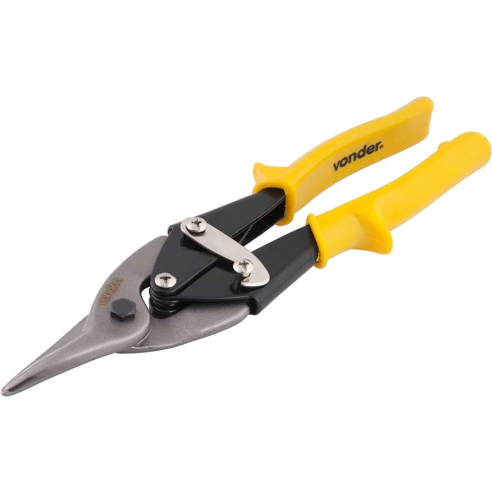 Tesoura 10", Para Chapas, Modelo Aviação, Corte Reto, Vd 10R, Vonder, foto 1 de 3