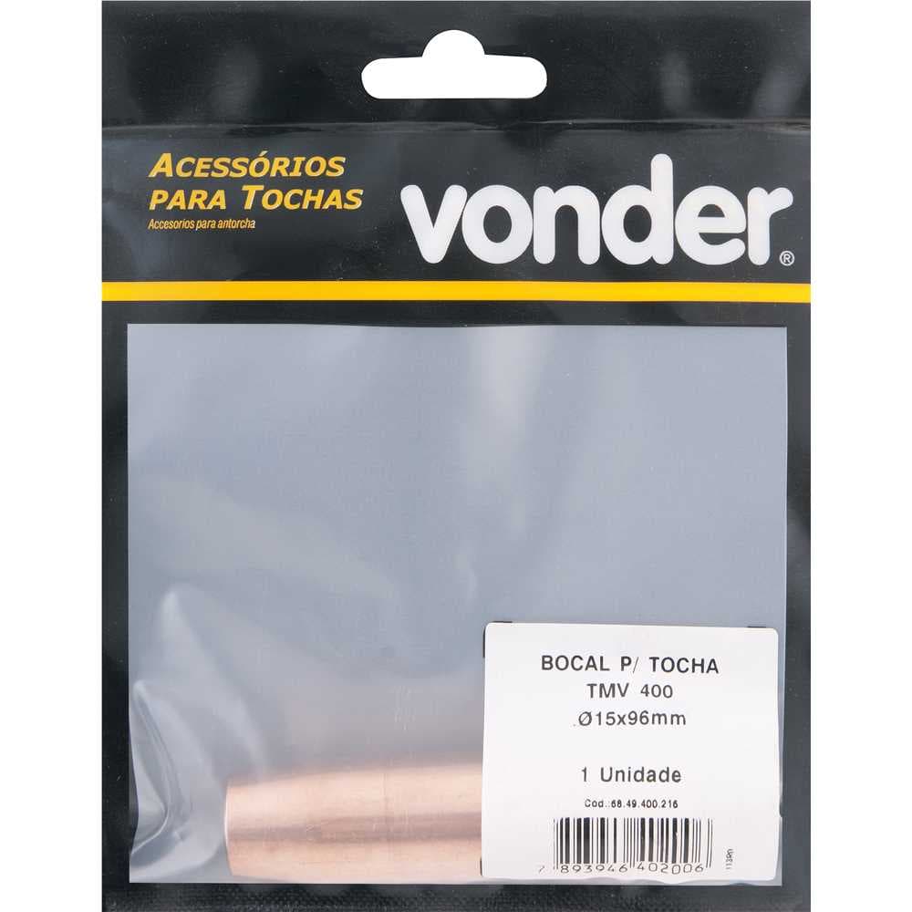 Bocal cônico para tocha MIG/MAG, 16 mm x 95 mm, para a tocha TMV 400, VONDER, foto 2