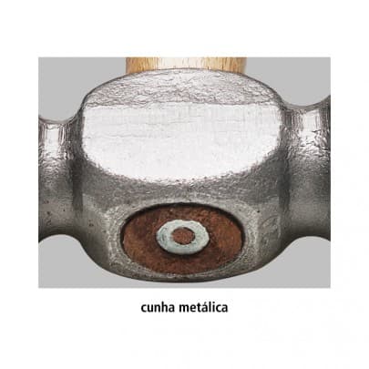 Martelo Bola 500 G, Cabo De Madeira, 40410020 Tramontina, foto 3