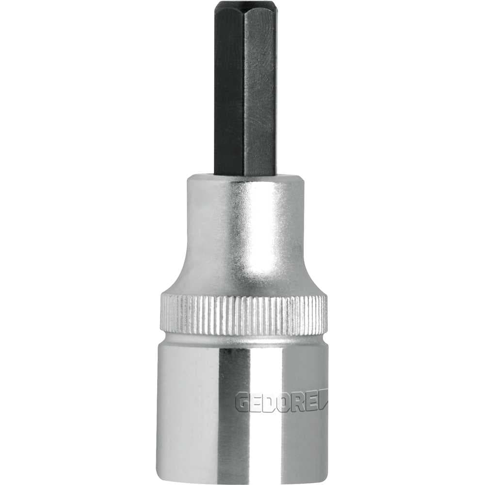 Soquete Hexagonal 12,0 Mm, Encaixe De 1/2", Gedore Red