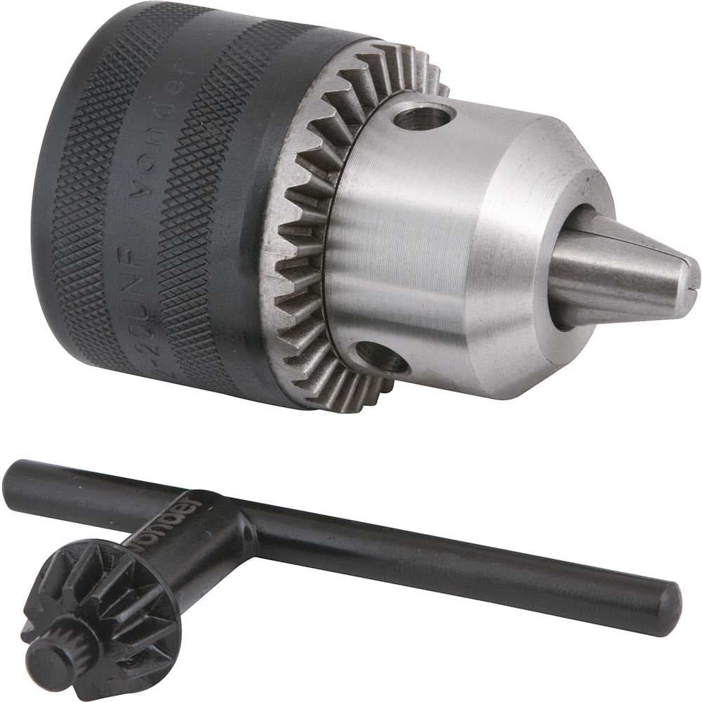 Mandril Com Chave, 1,5 Mm - 13,0 Mm, 1/2" X 20 Fios, Leve, Vonder, foto 1 de 3