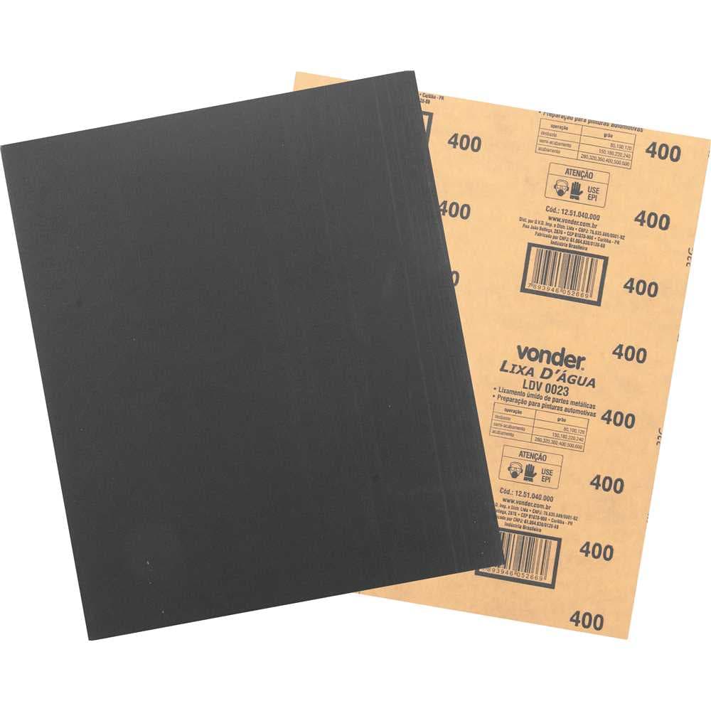 Lixa d'água LDV 0023, grão 400, VONDER, foto 1 de 4