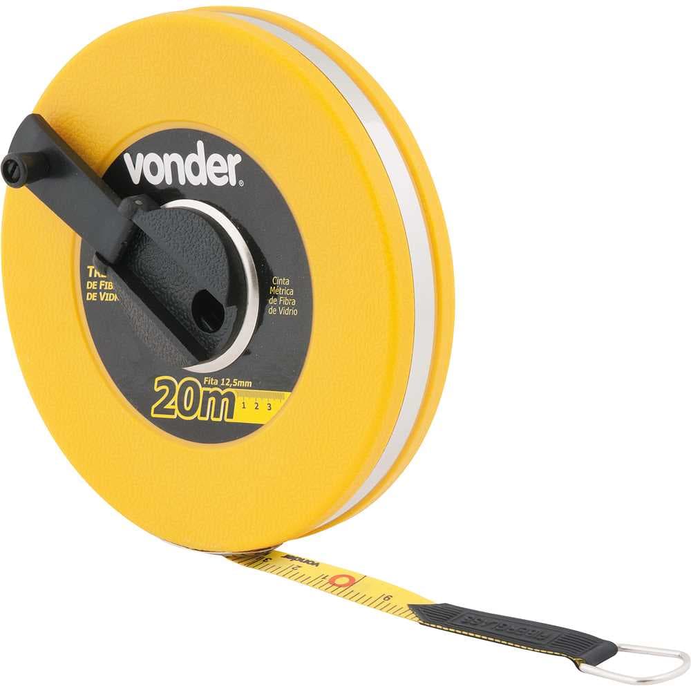 Trena De Fibra Longa, Caixa Fechada, Com 20 M, Vonder, foto 1 de 4