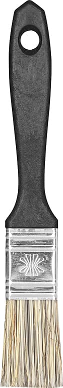 Pincel 1", Com Cerdas Gris, Cabo Preto, Batalha, 300/3, Atlas