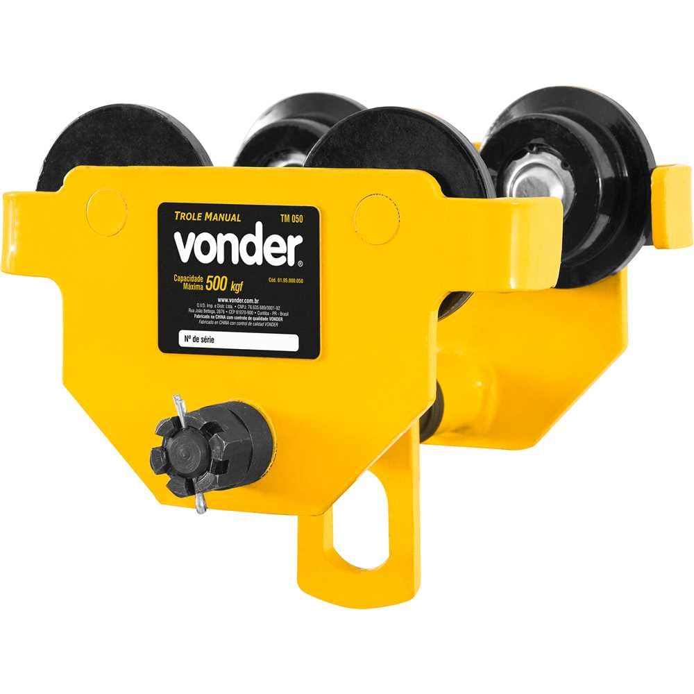 Trole Manual, 0,5 Tonelada (0,5 Tf), Tm 050, Vonder, foto 3