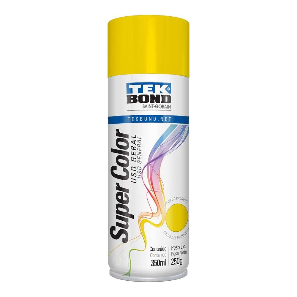 Tinta spray amarelo, 350 ml, 23061006900, TEKBOND