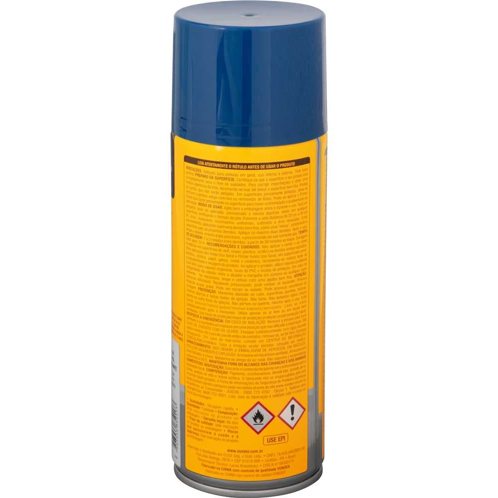 Tinta Em Spray Azul, 350 Ml/250 G, Vonder, foto 2