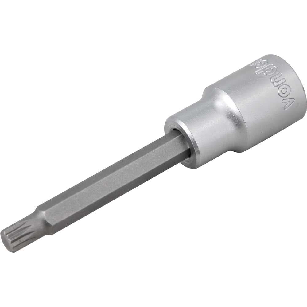 Soquete Multidentado, Longo, Com Encaixe De 1/2", M8, Vonder, foto 2