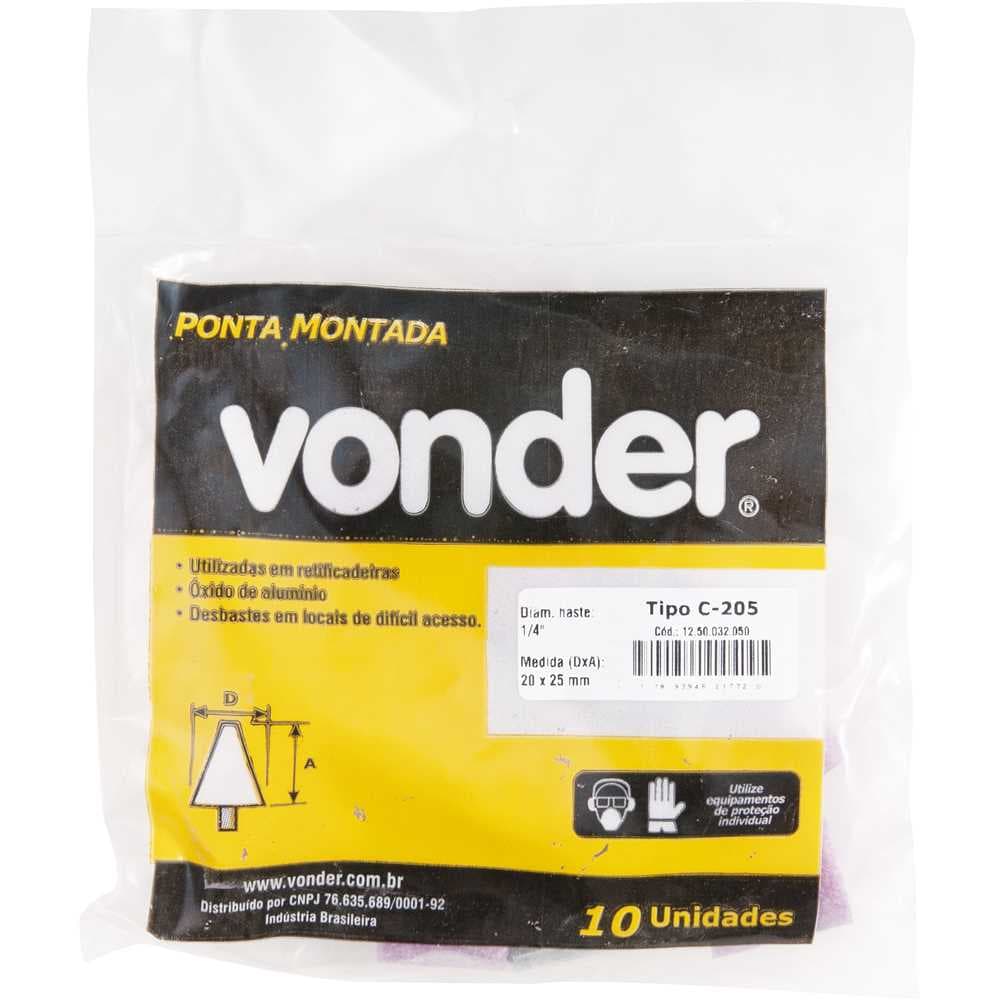 Ponta Montada C-205 Haste 1/4" Vonder, foto 2