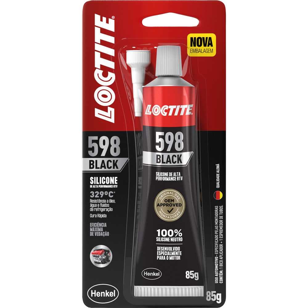 Silicone 598 Preto De Alta Performance Industrial, 85G, 2643331 Loctite, foto 2