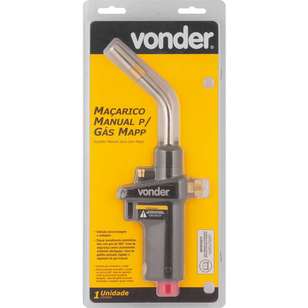 Maçarico Para Gás Mapp, Com Ignição Automática, Vonder, foto 2