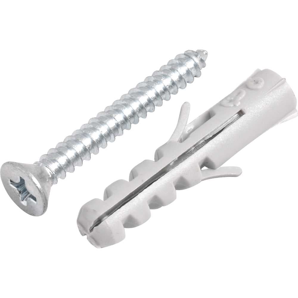 Parafuso Autoatarraxante, 3,9 Mm X 32,0 Mm, Cabeça Chata, Phillips, Com Bucha 6 Mm, Vonder, foto 1 de 3