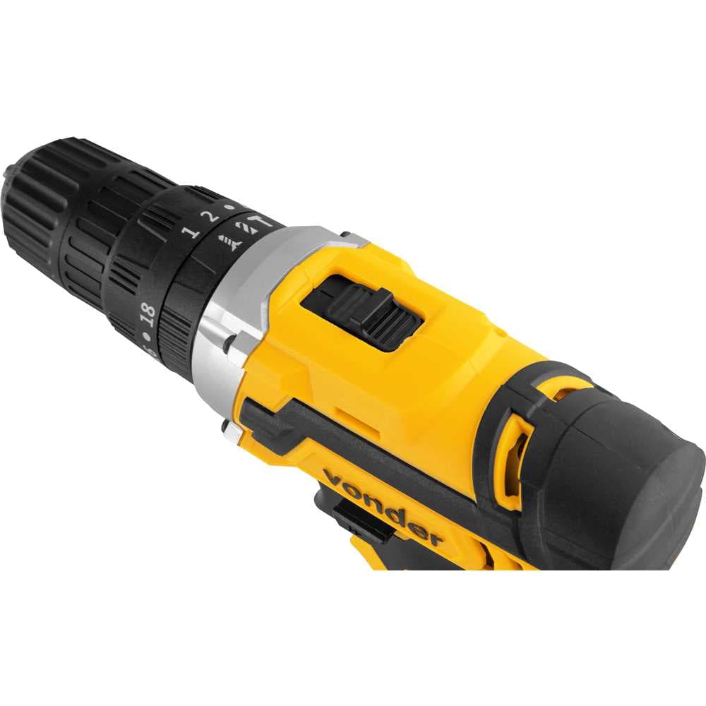 Parafusadeira/Furadeira De Impacto A Bateria, 20 V, Fonte De Carregamento Bivolt Automática, Pfv 238I Vonder, foto 3