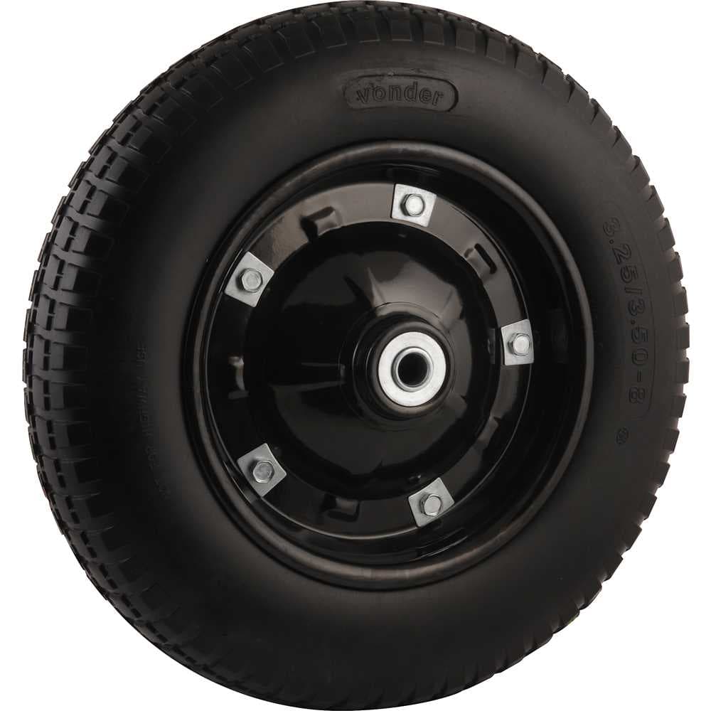 Roda Completa Com Pneu Maciço, Furo De 3/4", Vonder