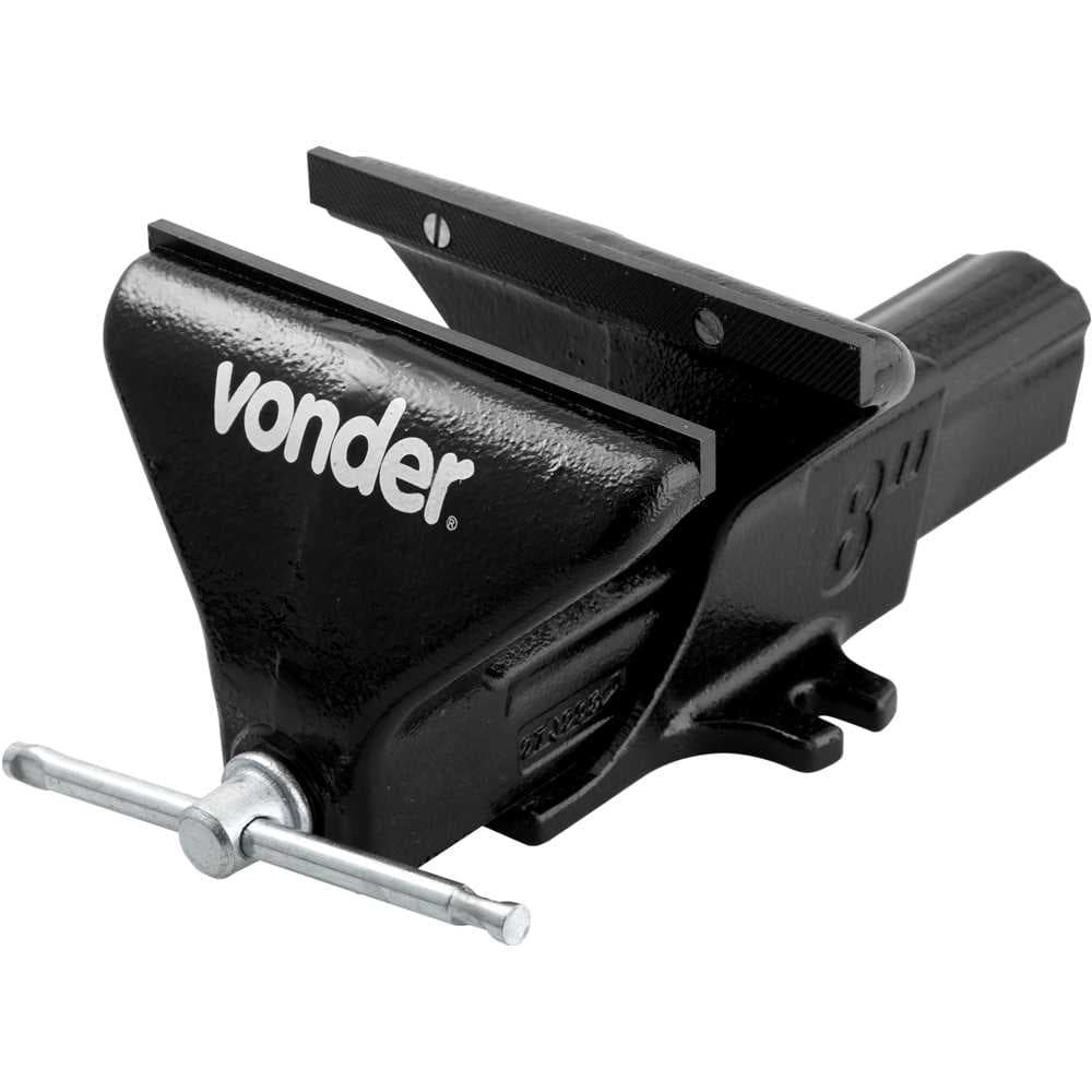 Torno De Bancada Fixo, N° 8, Em Ferro Fundido Nodular, Vonder, foto 3