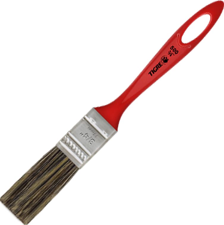 Pincel Trincha Simples 3/4", Cerda Gris, Tigre