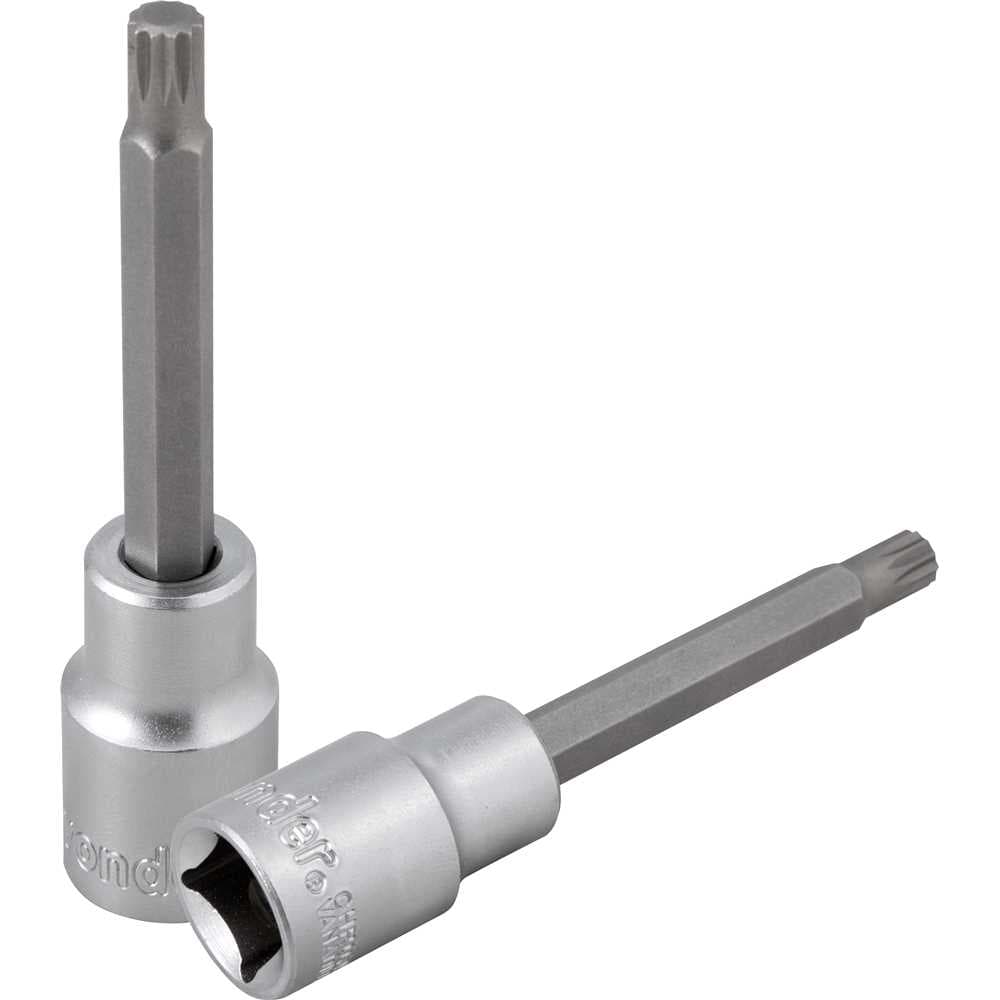 Soquete Multidentado, Longo, Com Encaixe De 1/2", M8, Vonder