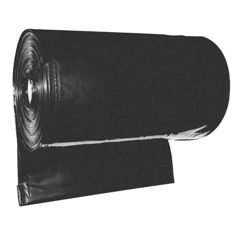 Lona plástica preta, 6 m x 100 m, 30 kg, LONAX